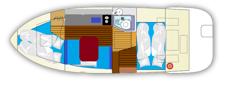 Wnętrze Elvis Calipso 750