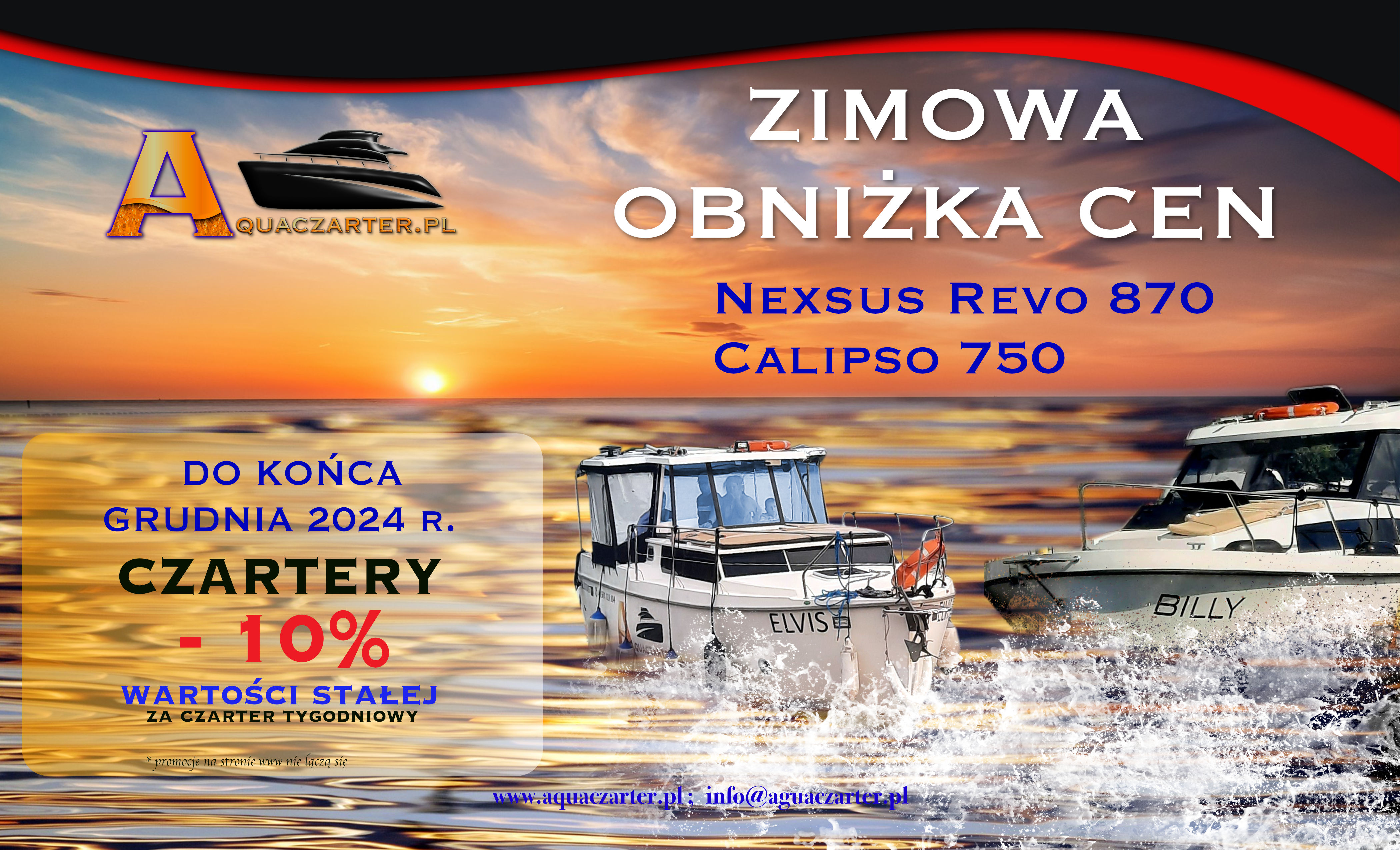 aquaczarter promocja zima24