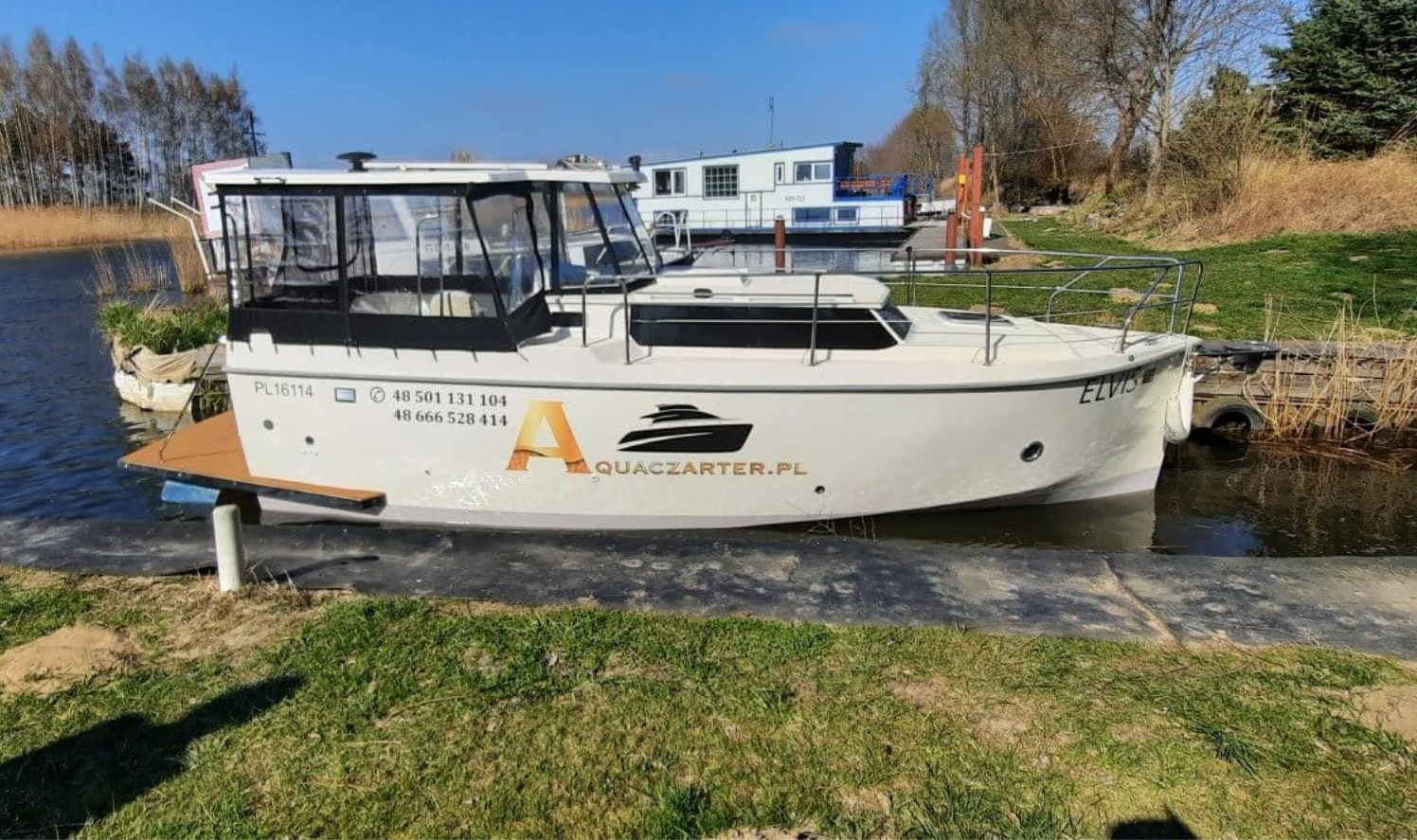 Elvis zdjęcie Aquaczarter czarter pętlą żuławską