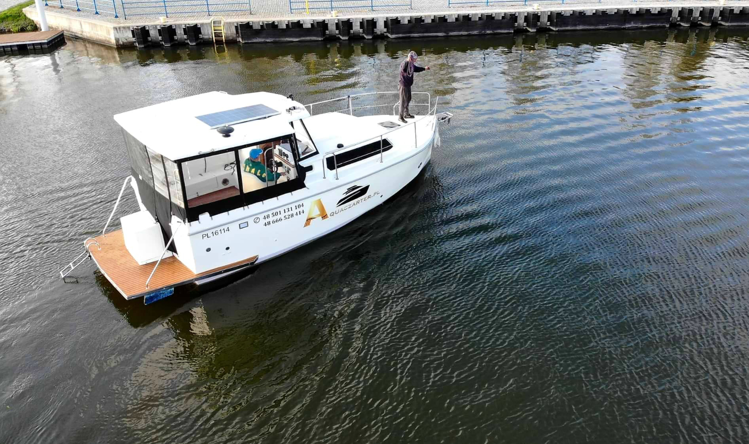 Elvis zdjęcie Aquaczarter czarter pętlą żuławską